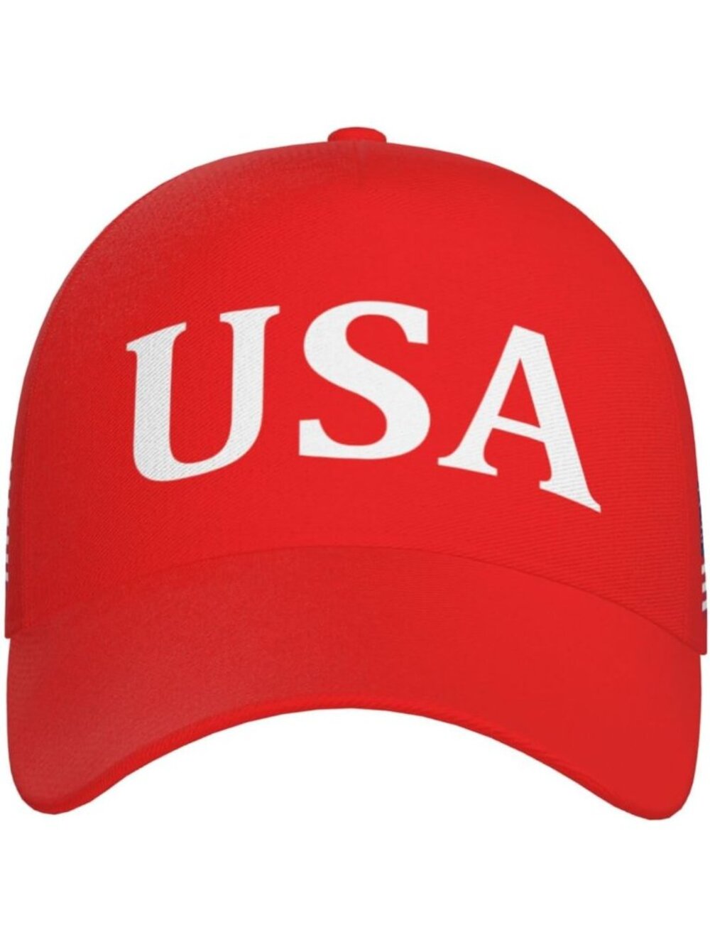 Unisex Halloween USA Red Hat Adjustable Sportswear Distressed Baseball Cap - Picture 7 of 7